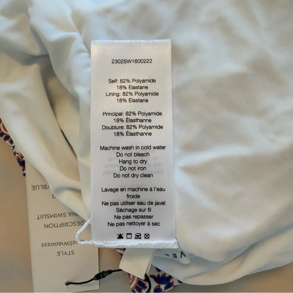 NWT $328 Veronica Beard Hazima Swimsuit, S